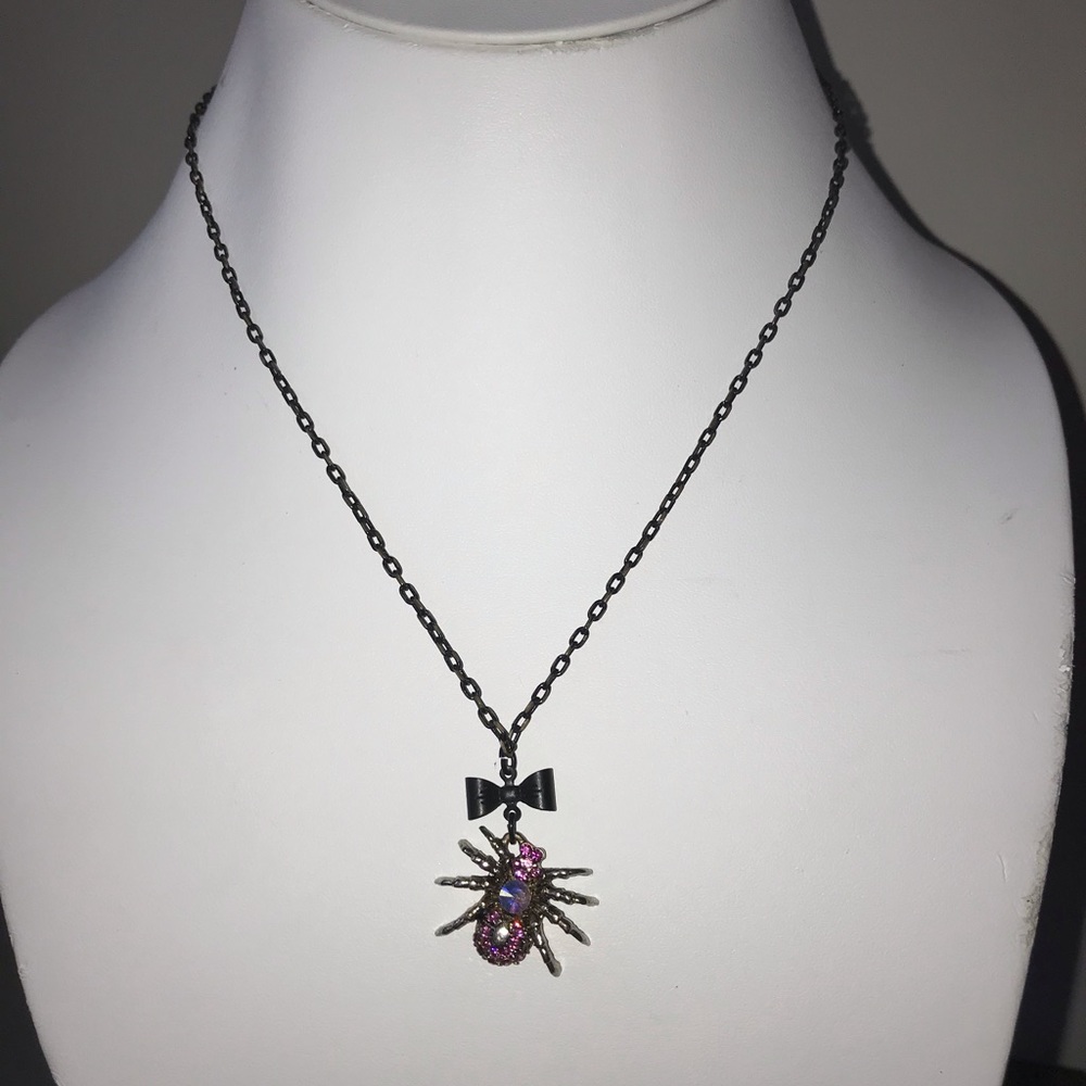 pink Spider necklace!